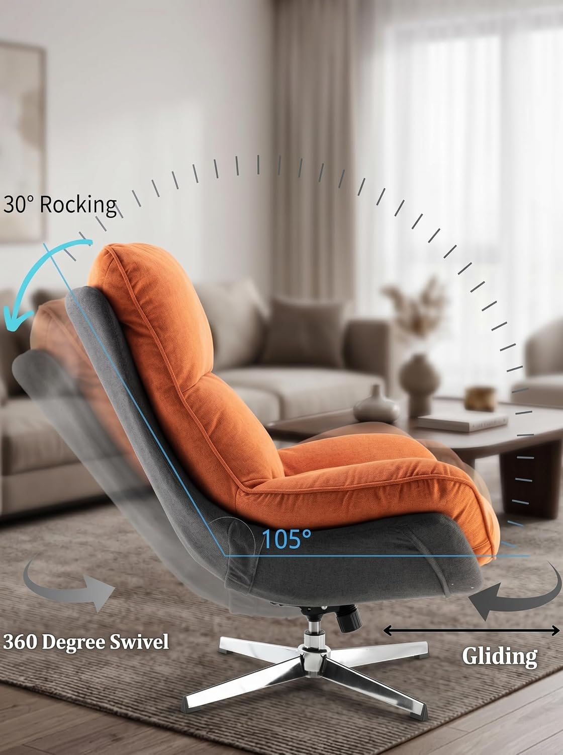 Modern Swivel Accent Chair