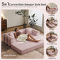CloudRest Corduroy Sleeper Sofa Bed