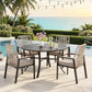 Coastal Breeze Rope Weave Patio Dining Set
