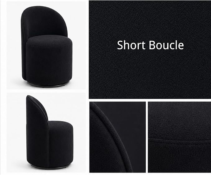 Alden 360° Upholstered Swivel Chair Set
