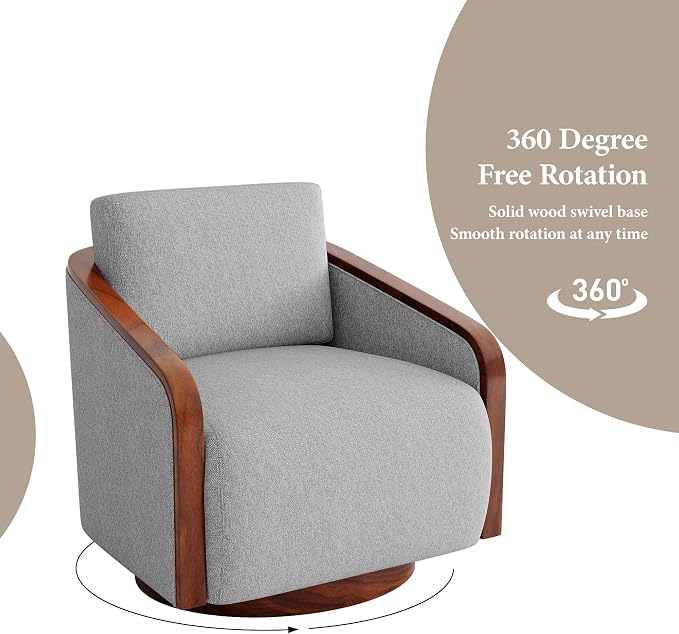 Elmhurst™ Swivel Barrel Chair
