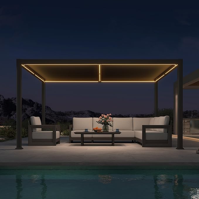 Solara Luxe Louvered Pergola