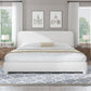 Modern Cloud Curve Bouclé Bed