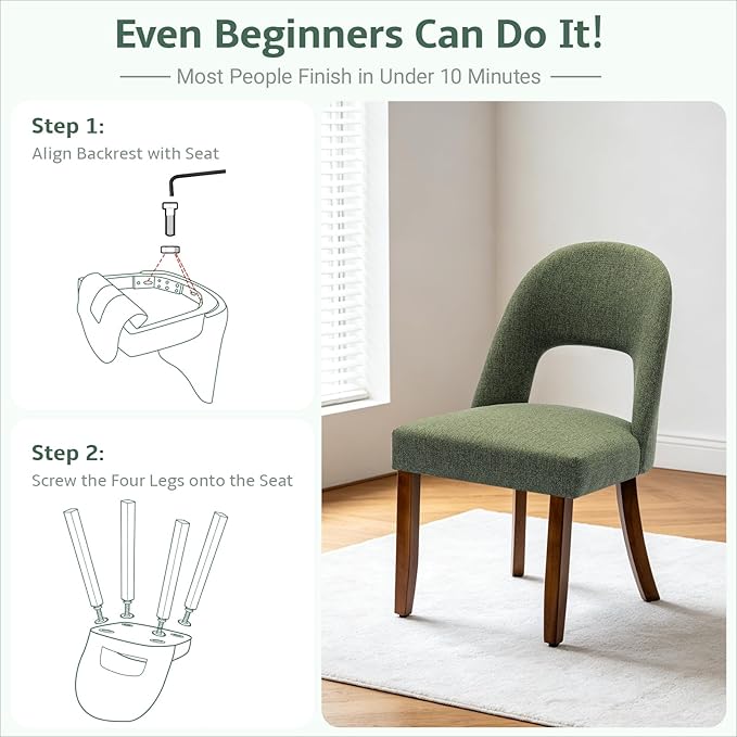 Ashford Linen Dining Chair Set