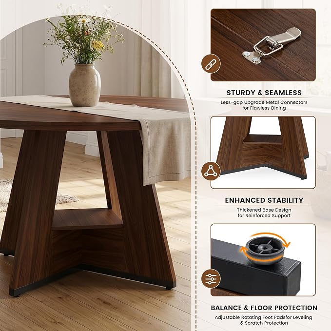 Bennett Round Dining Table Set