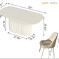 Prescott Fluted Dining Set