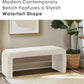 Modern Bouclé Upholstered Bench