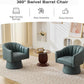 Highgate™ 360° Faux Leather Swivel Barrel Chair