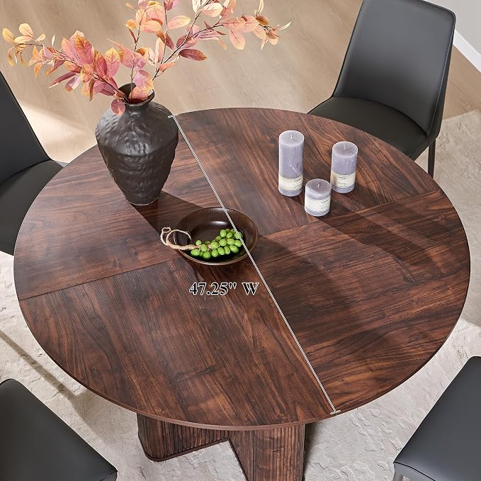 Bellamy Fluted Round Dining Table