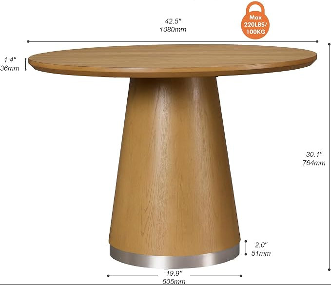 Havenwood Round Pedestal Dining Table