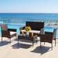 LunaWeave Patio Bistro Set