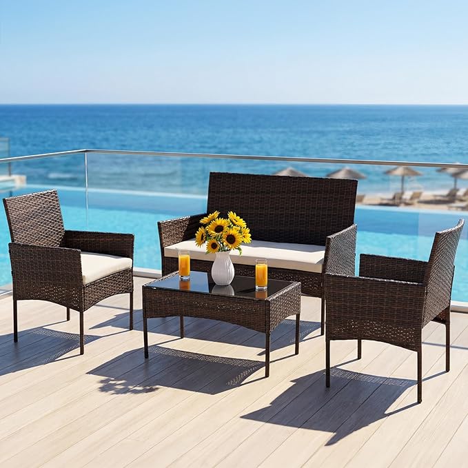 LunaWeave Patio Bistro Set