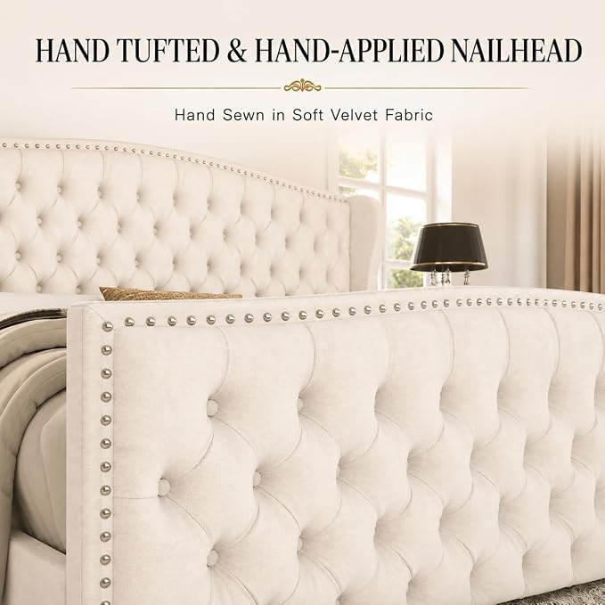 Modern Luxe Tufted Bed