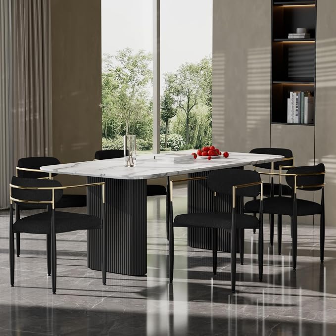 Avery Bouclé Dining Chair Set
