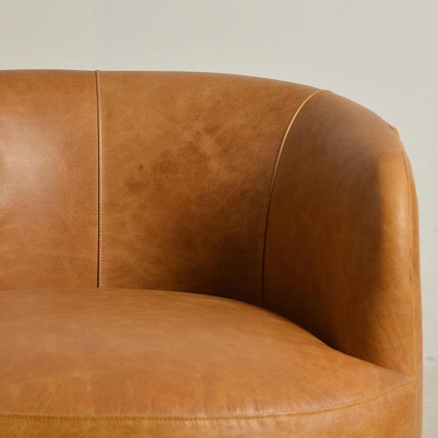 Estate Collection™ Genuine Leather Swivel Accent Chair