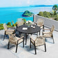 Coastal Breeze Rope Weave Patio Dining Set