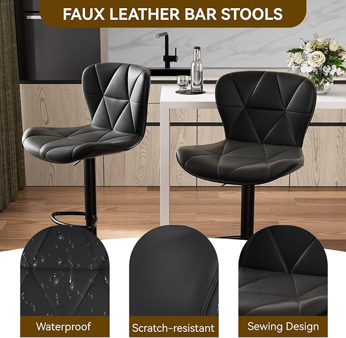 Aston Luxe Bar Stool Set