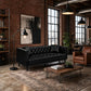 Heritage Tufted Leather Sofa