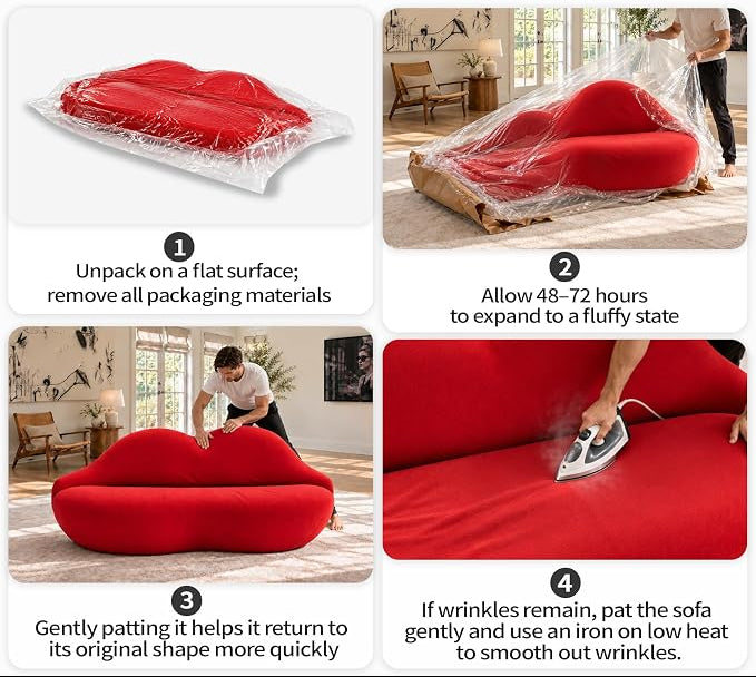 Art-Inspired Sculptural Lounge Chair