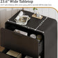 Modern Curved 2-Drawer Nightstand