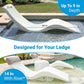 Azure Reef Sun Shelf Lounger Set