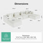 CloudFlex Corduroy Modular Sectional Sofa