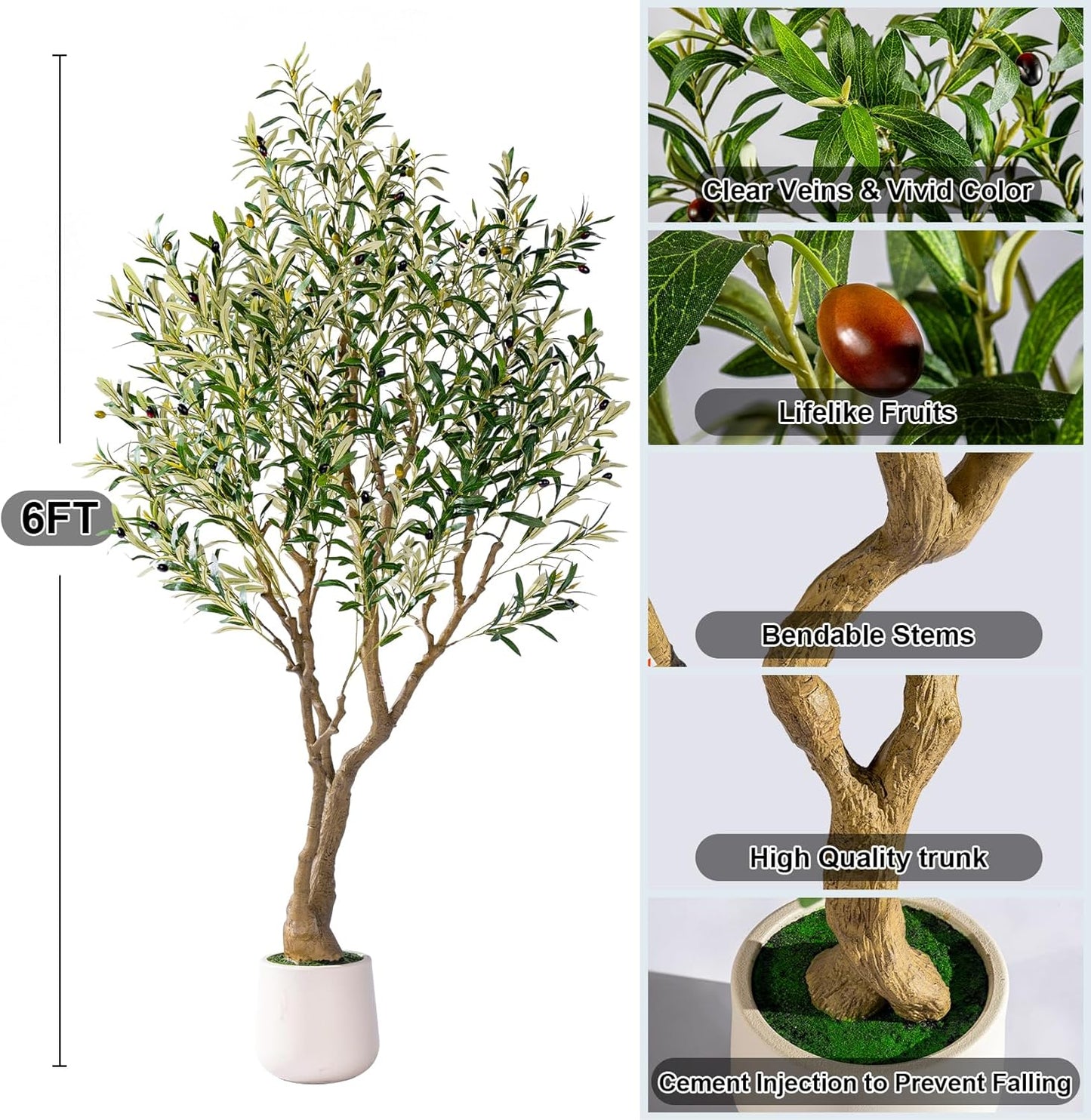 Timeless Faux Olive Tree