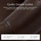 Regent™ Genuine Leather Swivel Barrel Chair