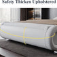Modern Sleigh Upholstered Platform Bed