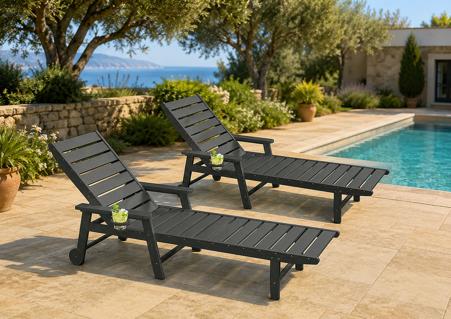 Monterey Chaise Lounge Set