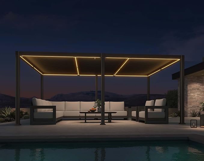 Solara Luxe Louvered Pergola