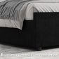 Modern Channel Tufted Velvet Bed