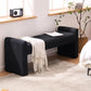 Modern Channel Tufted Upholstered Bench