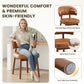 Camden Mid-Century Modern Leather Dining Chair Set