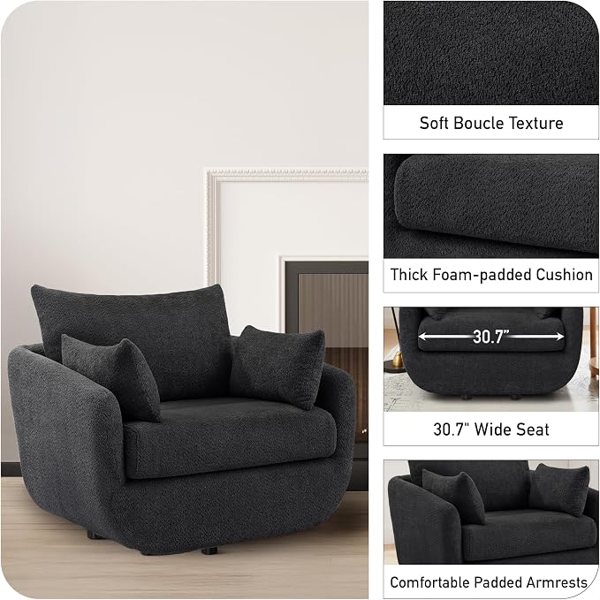 CozyCove™ 360° Swivel Accent Chair