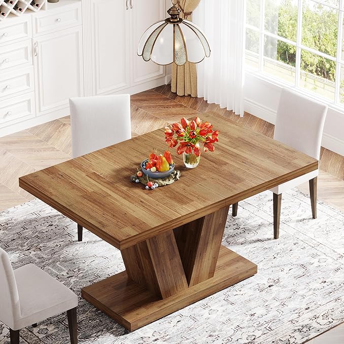 Heritage Elm Rustic Dining Table