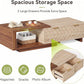 Expandable Storage Coffee Table with Sliding Top