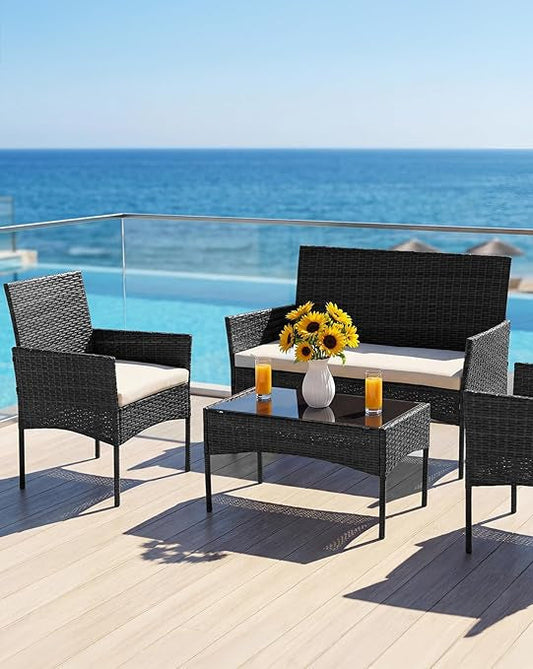 LunaWeave Patio Bistro Set