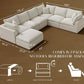 CloudLuxe Modular Sectional Sofa with Ottoman