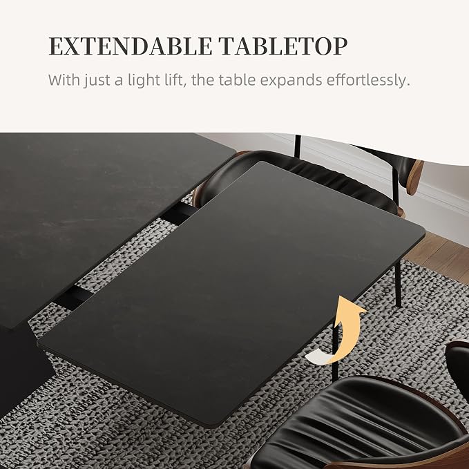 Vantage Extendable Sintered Stone Dining Table
