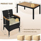 Coastal Haven 7-Piece Acacia Wood Patio Dining Set