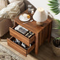 Mid-Century Walnut Nightstand Set