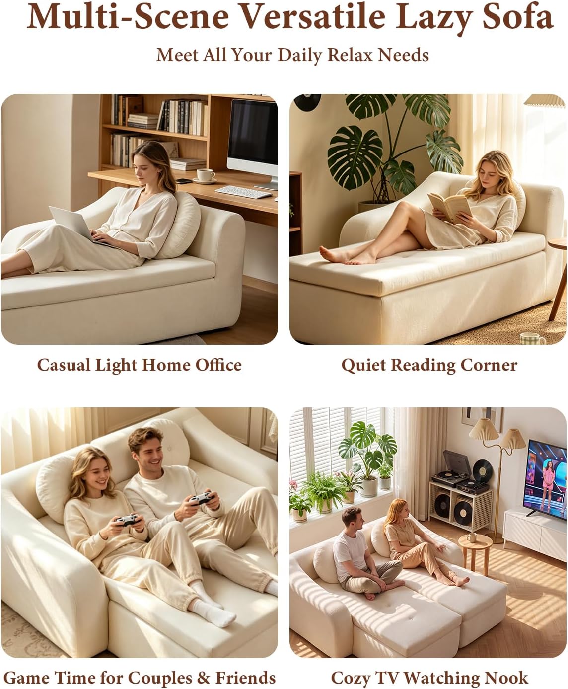 Modern Oversized Upholstered Lounge Chair