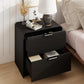 Modern Curved 2-Drawer Nightstand