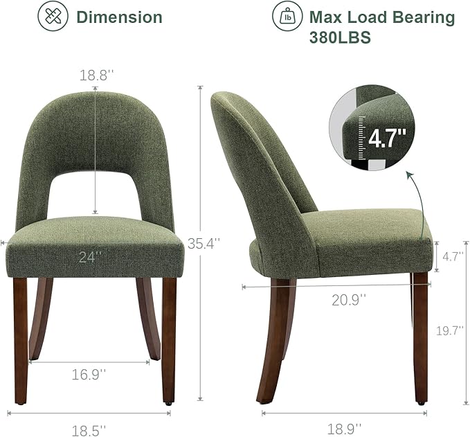 Ashford Linen Dining Chair Set