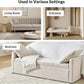 Modern Upholstered Storage Bench with Pillows