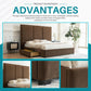 Modern Simplicity Linen Bed with Storage