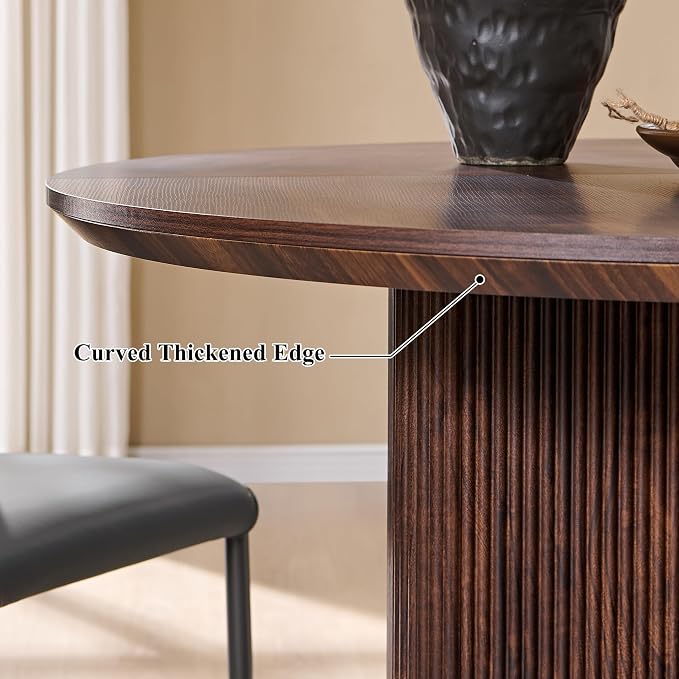 Bellamy Fluted Round Dining Table