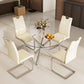 Celeste Round Glass Dining Set