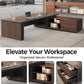 ApexGlow™ Executive L-Shaped Desk